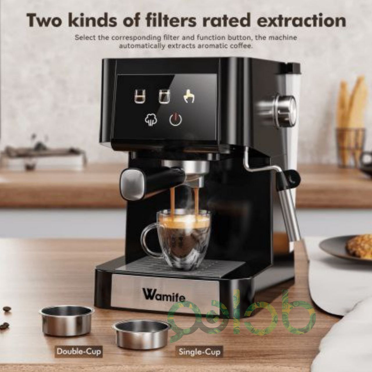 Fancy a fresh cup o coffee? Wamife Espresso Machine makes all